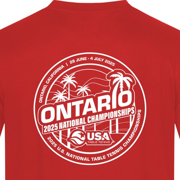 Butterfly 2025 US Nationals Shirt - Back - Event Logo Close-Up